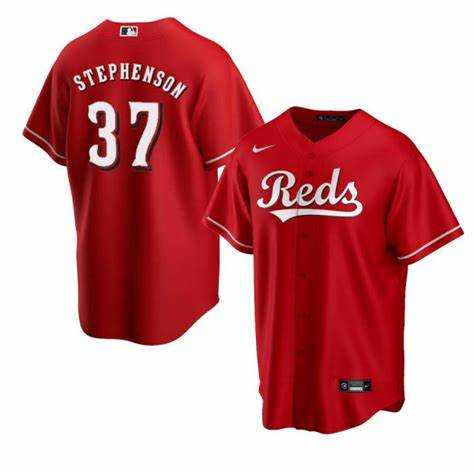 Cincinnati Reds #37 Tyler Stephenson Red MLB Cool Base Nike Jersey,We sell and wholesale Cincinnati Reds #37 Tyler Stephenson Red MLB Cool Base Nike Jersey on line form chian!
